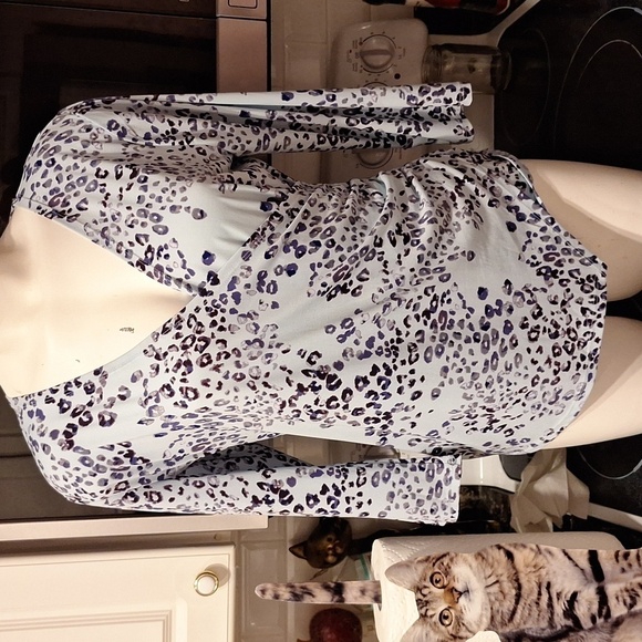 Z women's Jennifer Lopez stretch 3/4 sleeve regular size top L - Picture 1 of 4